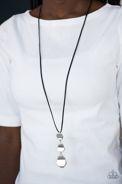 Paparazzi Long Necklace - Embrace The Journey - Black (#711)