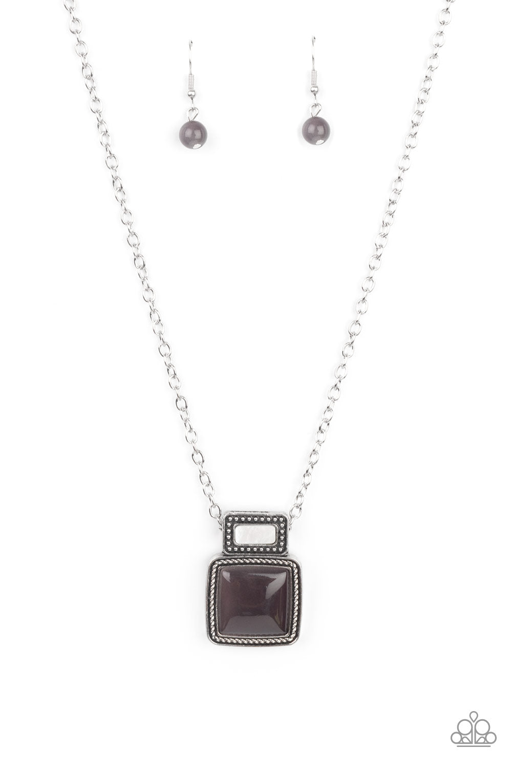 Ethereally Elemental - Silver Paparazzi Necklace