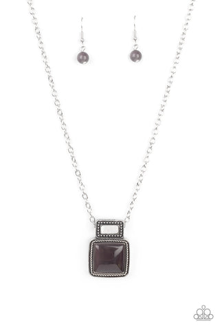Ethereally Elemental - Silver Paparazzi Necklace