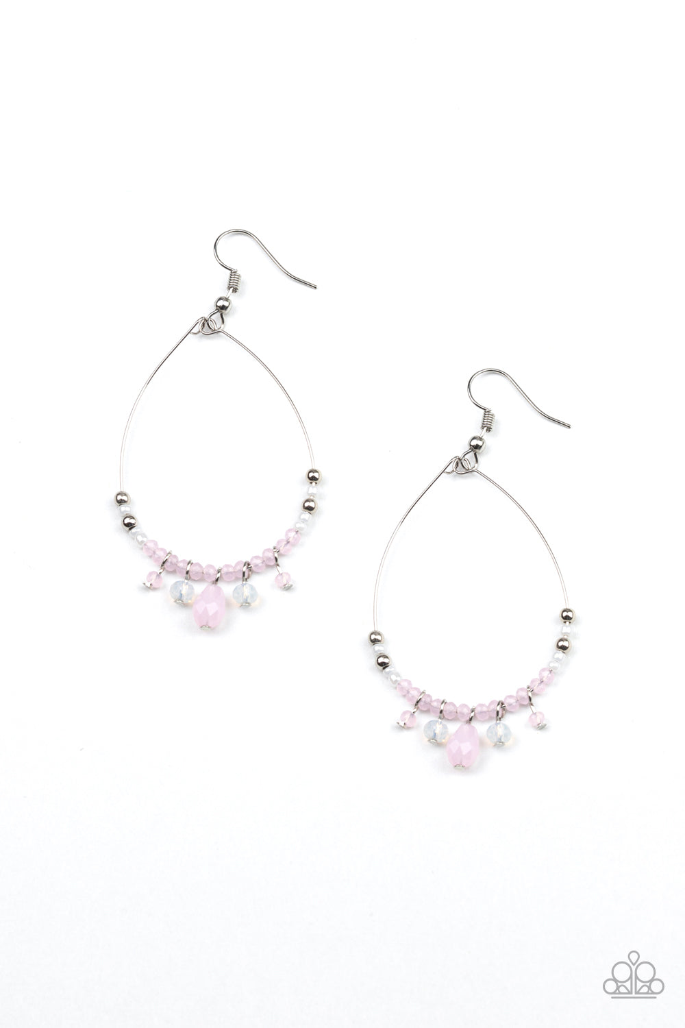 Paparazzi Earrings - Exquisitely Ethereal - Pink (PZ-804)