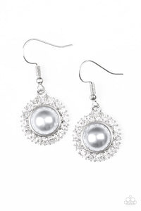 Paparazzi Fishhook Earrings - Fashion Show Celebrity - Silver (PZ-338)