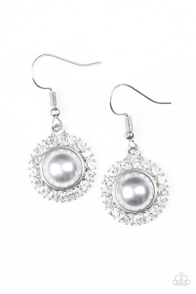 Paparazzi Fishhook Earrings - Fashion Show Celebrity - Silver (PZ-338)