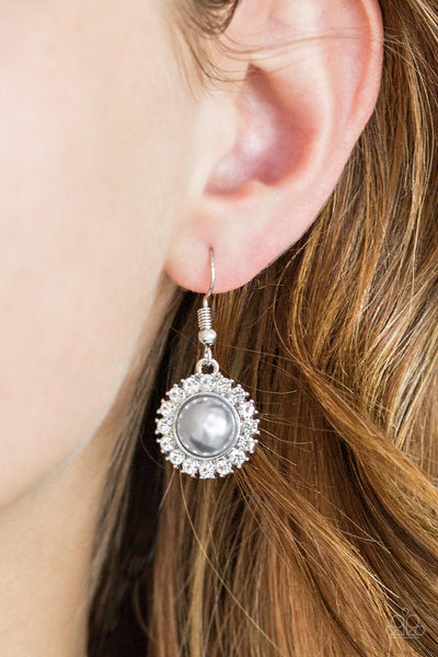 Paparazzi Fishhook Earrings - Fashion Show Celebrity - Silver (PZ-338)