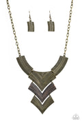 Fiercely Pharaoh - Multi Paparazzi Necklace
