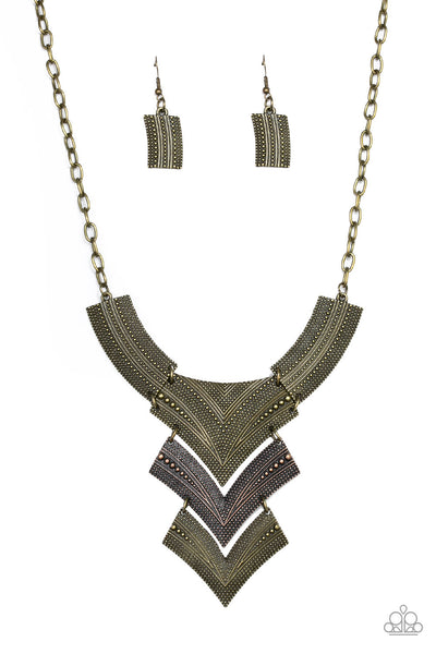 Fiercely Pharaoh - Multi Paparazzi Necklace