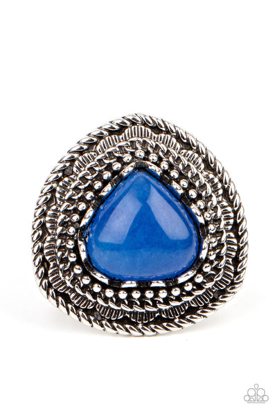 Genuinely Gemstone - Blue Paparazzi Ring (R129)