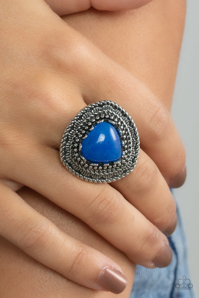 Genuinely Gemstone - Blue Paparazzi Ring (R129)