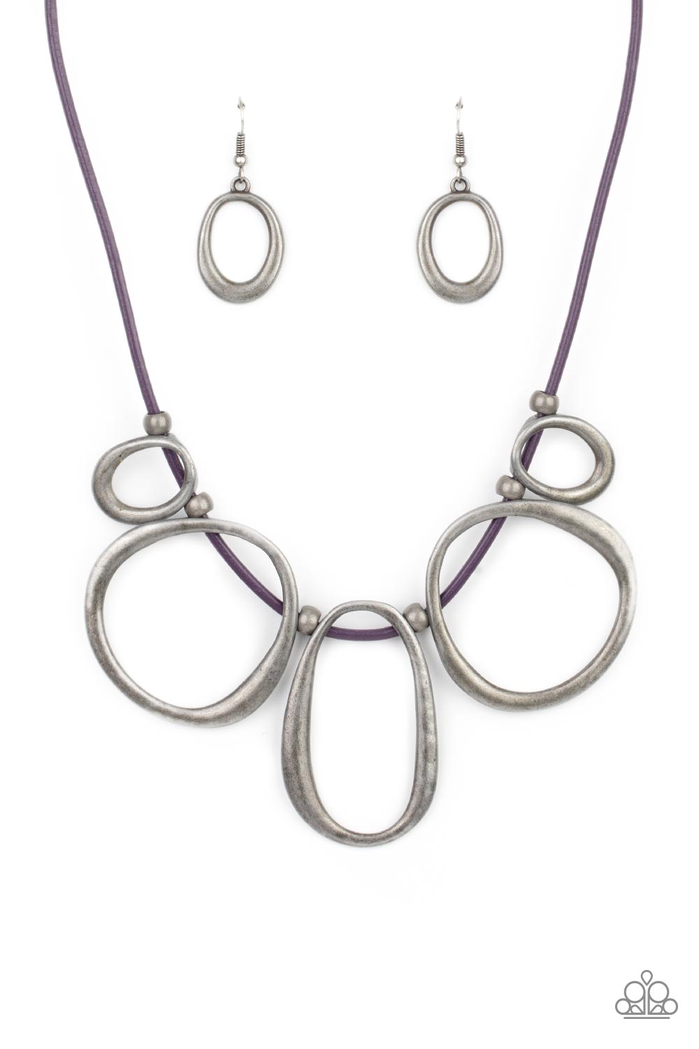 Historical Hipster - Purple Paparazzi Necklace (#4546)