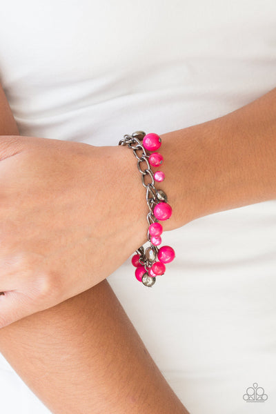 Hold My Drink - Pink Paparazzi Bracelet