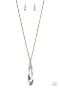 Paparazzi Long Necklace - Jaw-Droppingly Jealous - Black (PZ-308)