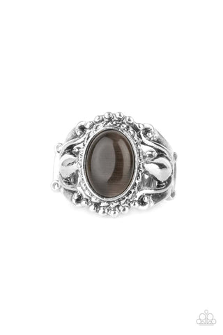 Jubilant Gem - Silver Paparazzi Ring (P27)