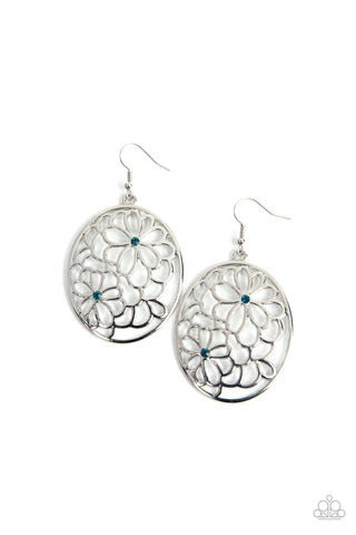 Meadow Maiden - Blue Paparazzi Earrings (#4148)