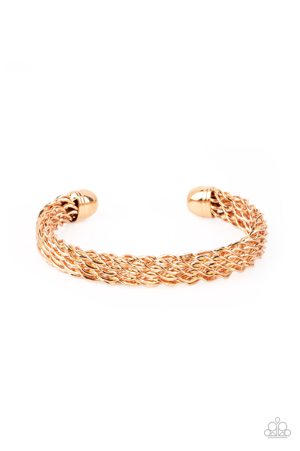 Metamorphosis - Gold Paparazzi Men's Bracelet