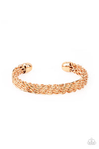 Metamorphosis - Gold Paparazzi Men's Bracelet