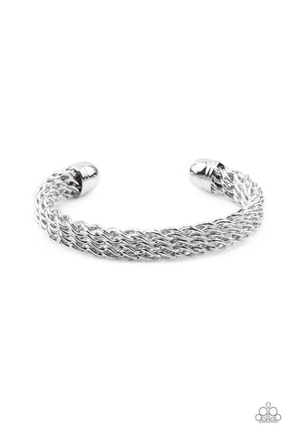 Metamorphosis - Silver Paparazzi Bracelet