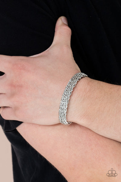 Metamorphosis - Silver Paparazzi Bracelet