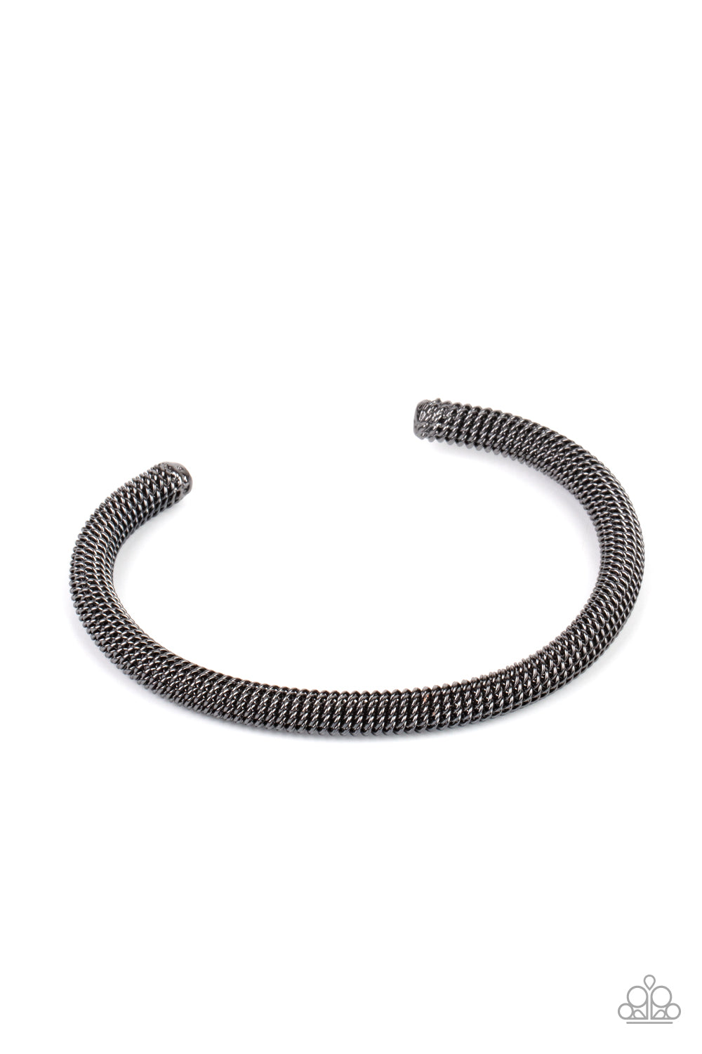 Metro Machiavellian - Black Paparazzi Men's Bracelet