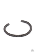 Metro Machiavellian - Black Paparazzi Men's Bracelet