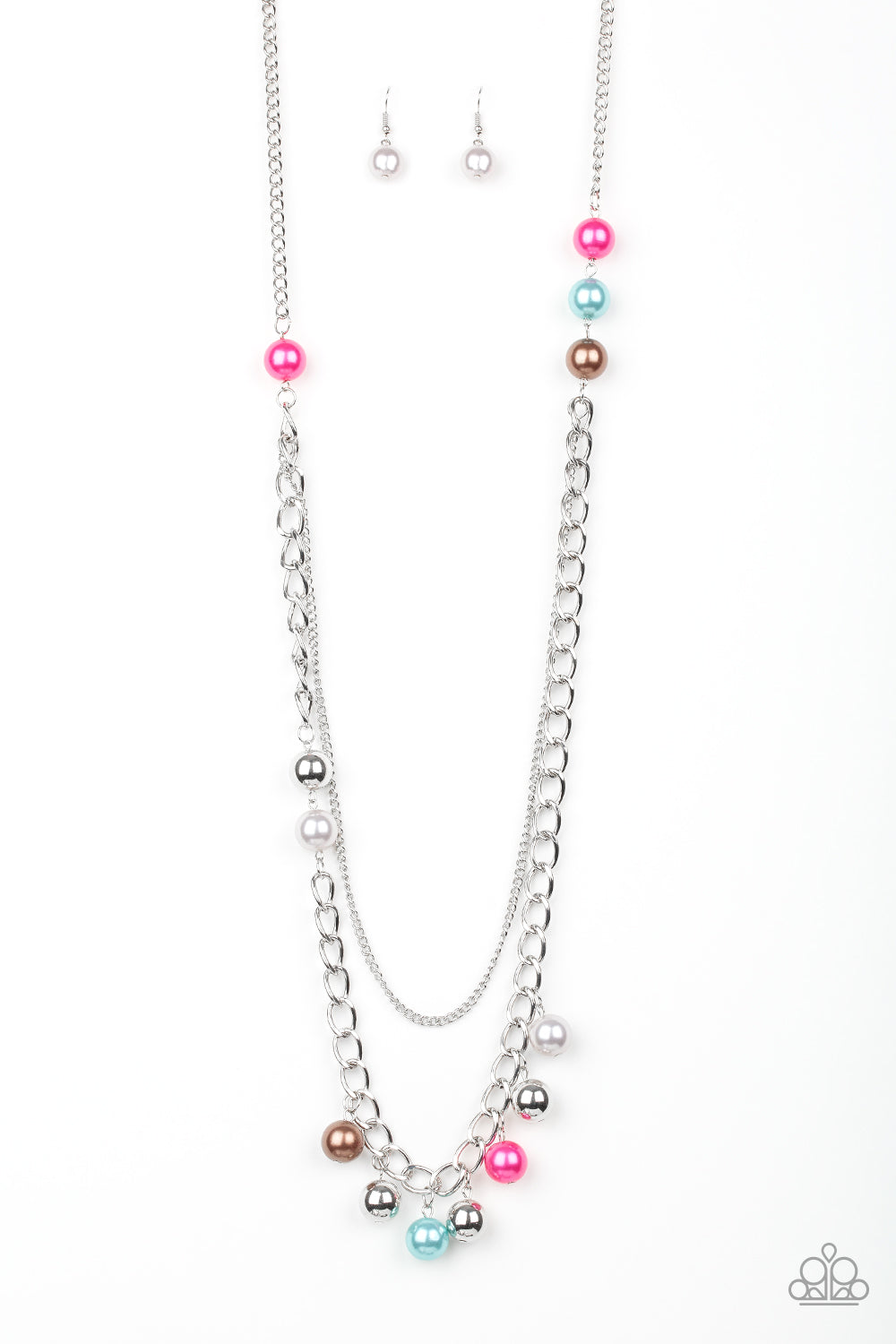 Modern Musical - Multi Paparazzi Necklace (PZ-443)