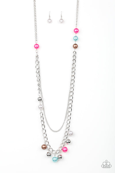 Modern Musical - Multi Paparazzi Necklace (PZ-443)