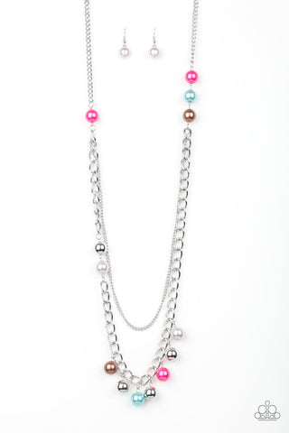 Modern Musical - Multi Paparazzi Necklace (PZ-443)