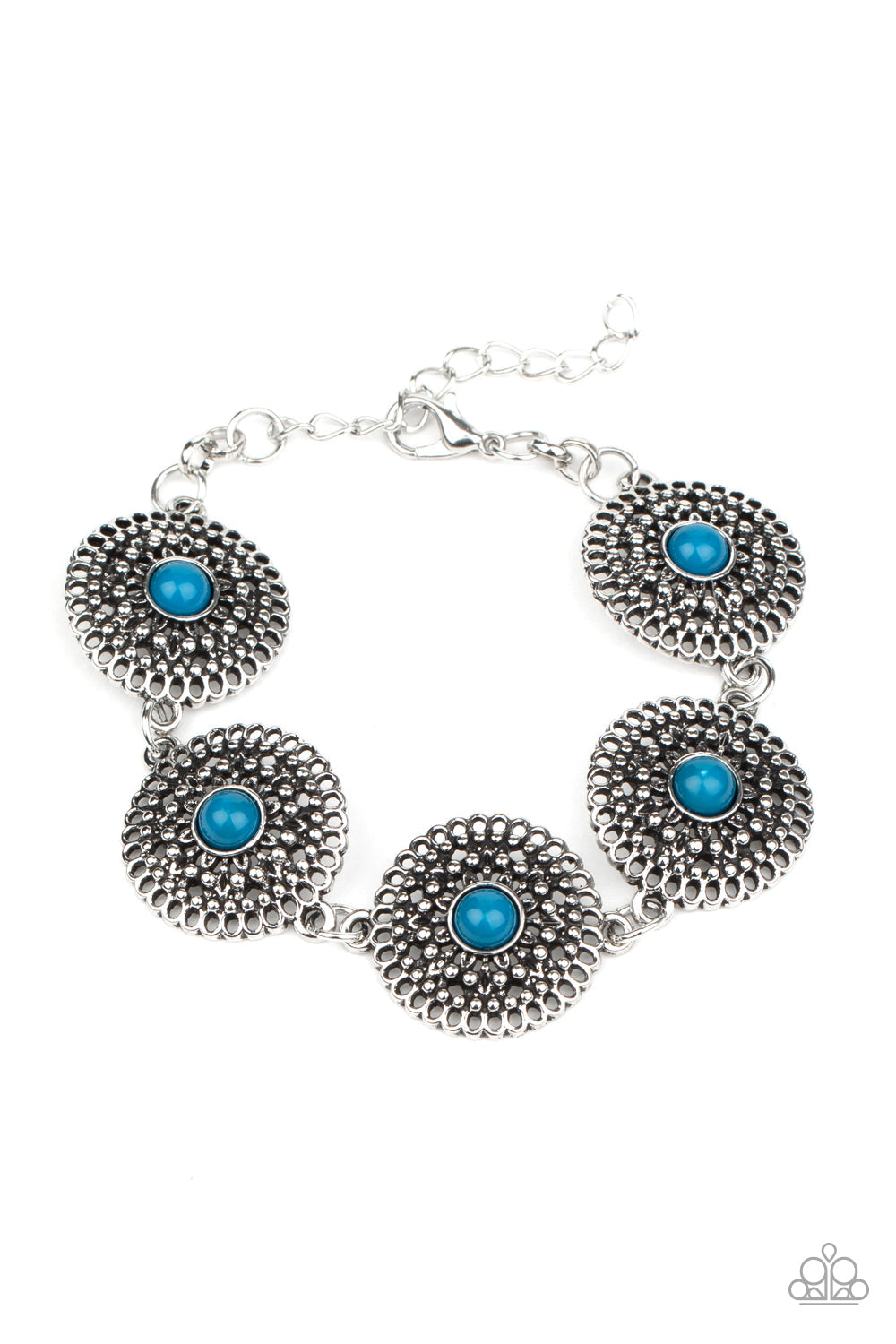 Mojave Mandalas - Blue Paparazzi Bracelet (#1923)