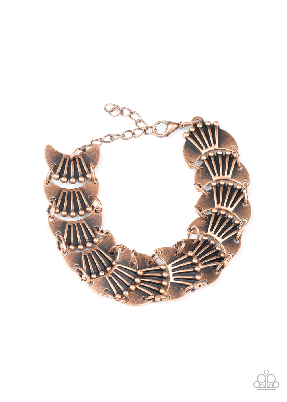 Moonlit Mesa - Copper Paparazzi Bracelet (#1655)