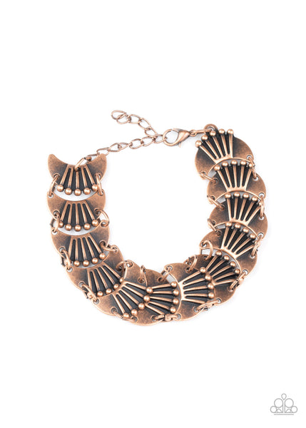 Moonlit Mesa - Copper Paparazzi Bracelet (#1655)