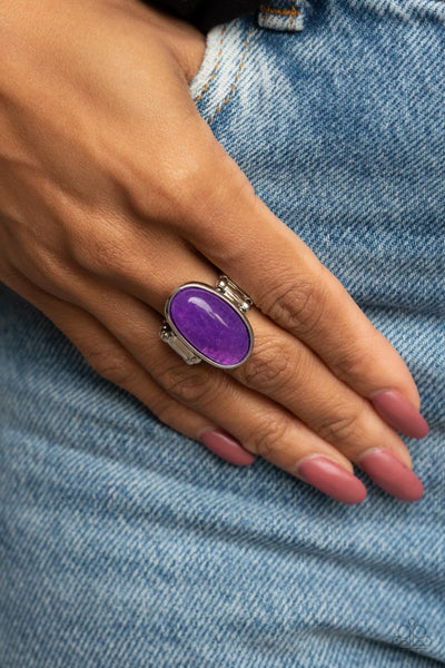 Mystical Mantra - Purple Paparazzi Ring