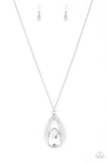 Notorious Noble - White Paparazzi Necklace