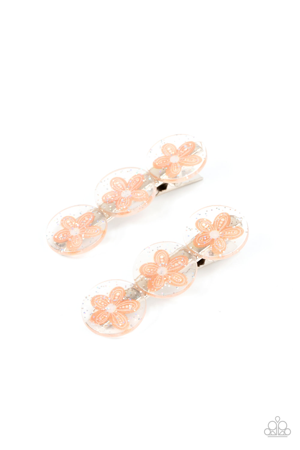Pamper Me in Posies - Orange Paparazzi Hair Accessories (PZ-1514)
