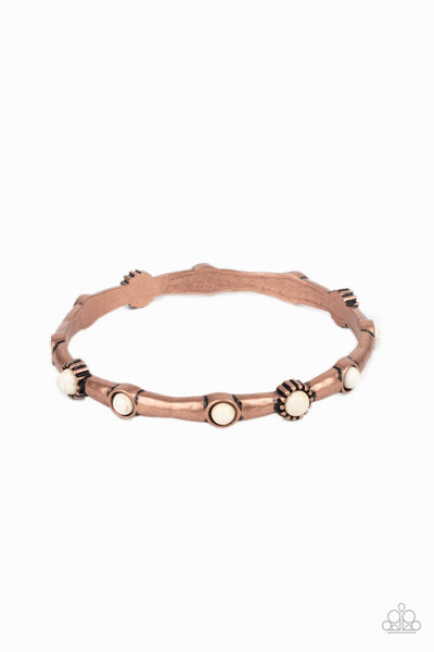 Rebel Sandstorm - Copper Paparazzi Bracelet (#2410)