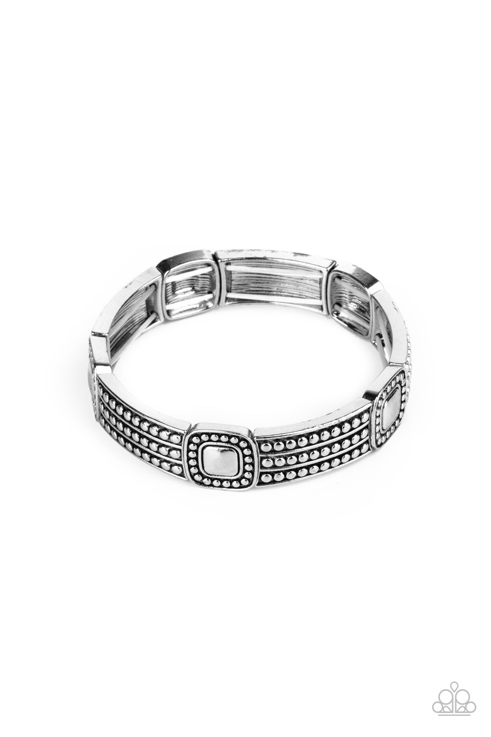 Rustic Redux - Silver Paparazzi Bracelet