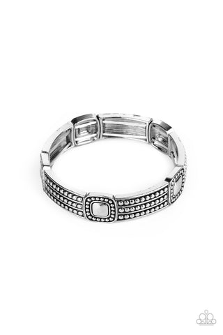 Rustic Redux - Silver Paparazzi Bracelet