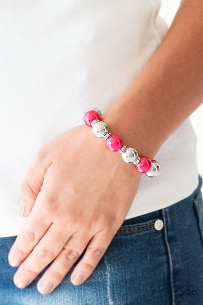 So Not Sorry - Pink Paparazzi Bracelet (#2243)