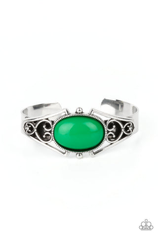 Springtime Trendsetter - Green Paparazzi Bracelet