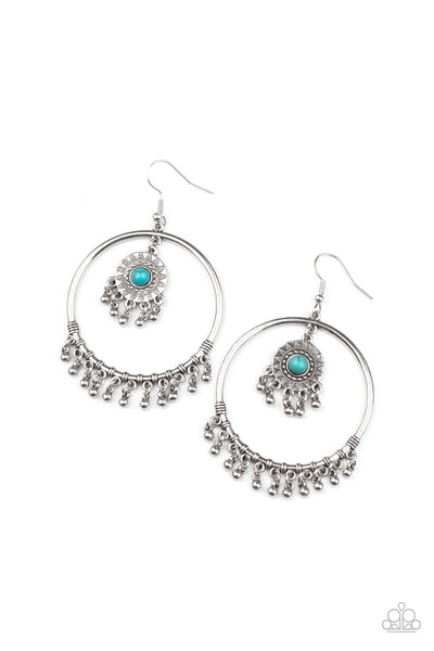 Sunny Equinox - Blue Paparazzi Earrings