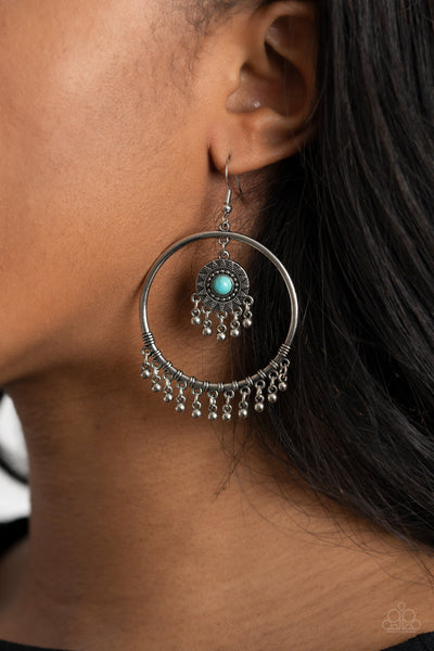 Sunny Equinox - Blue Paparazzi Earrings