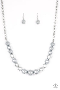 Take Note - Silver Paparazzi Necklace (#4369)