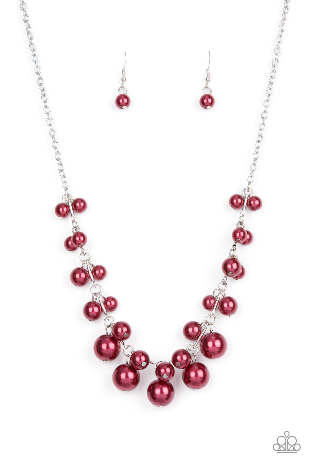 Tearoom Gossip - Red Paparazzi Necklace (#4388)