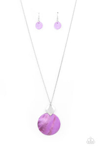 Tidal Tease - Purple Paparazzi Necklace