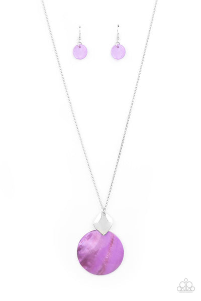 Tidal Tease - Purple Paparazzi Necklace