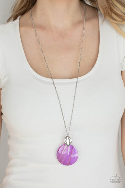 Tidal Tease - Purple Paparazzi Necklace