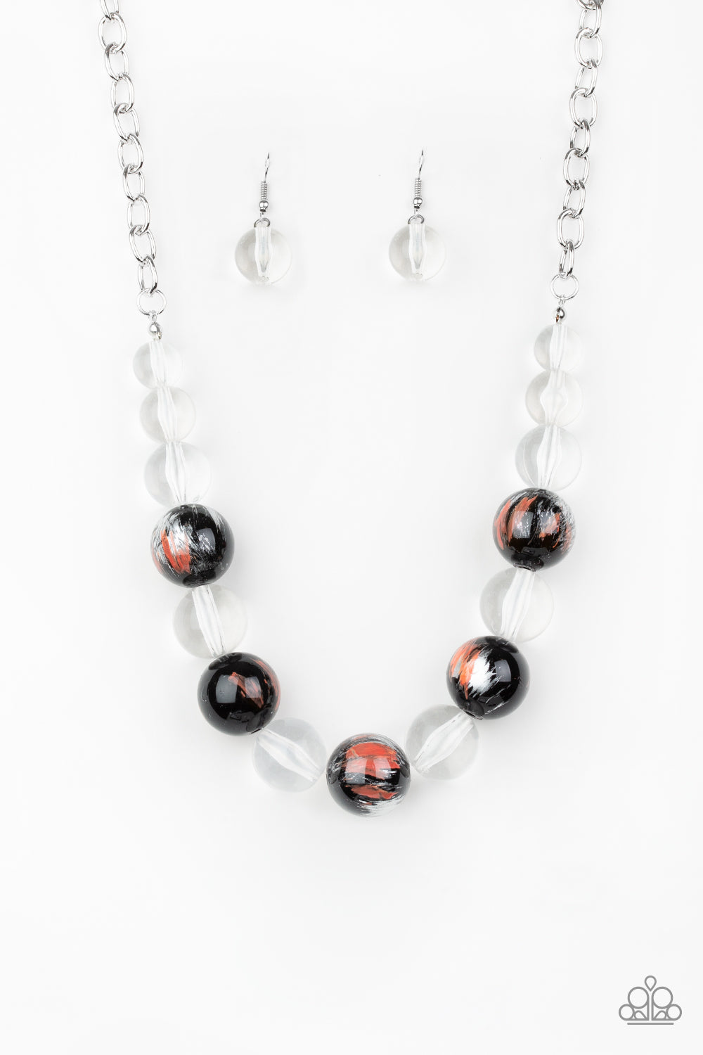 Torrid Tide - Orange - Paparazzi Necklace (#1001)