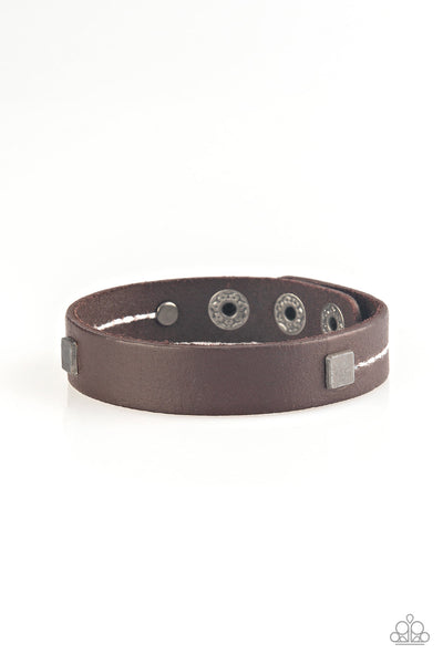 Paparazzi Urban Bracelet - Totally Trailblazing - Brown (UB112)