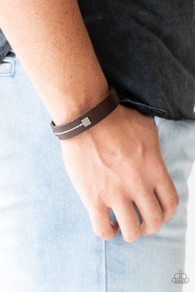 Paparazzi Urban Bracelet - Totally Trailblazing - Brown (UB112)