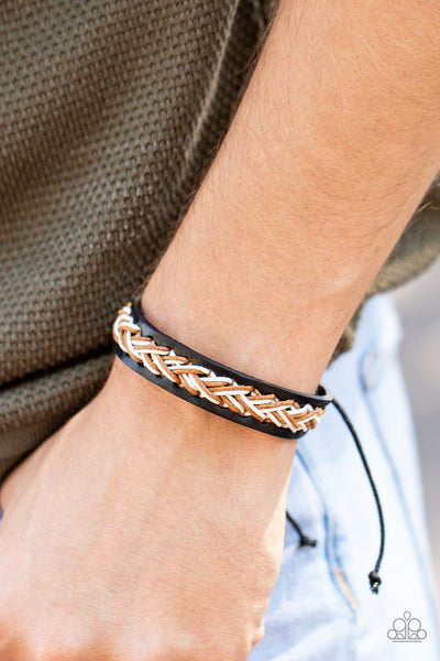 Urban Rambler - Brown-Paparazzi Bracelet (#1587)
