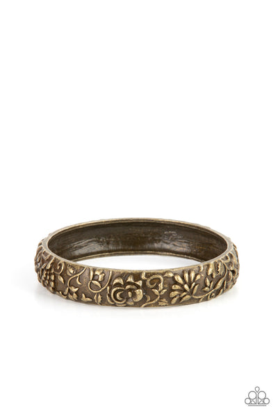 Victorian Meadow - Brass Paparazzi Bracelet