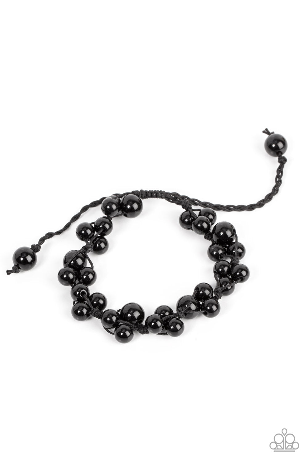 Vintage Versatility - Black Paparazzi Bracelet (#4602)