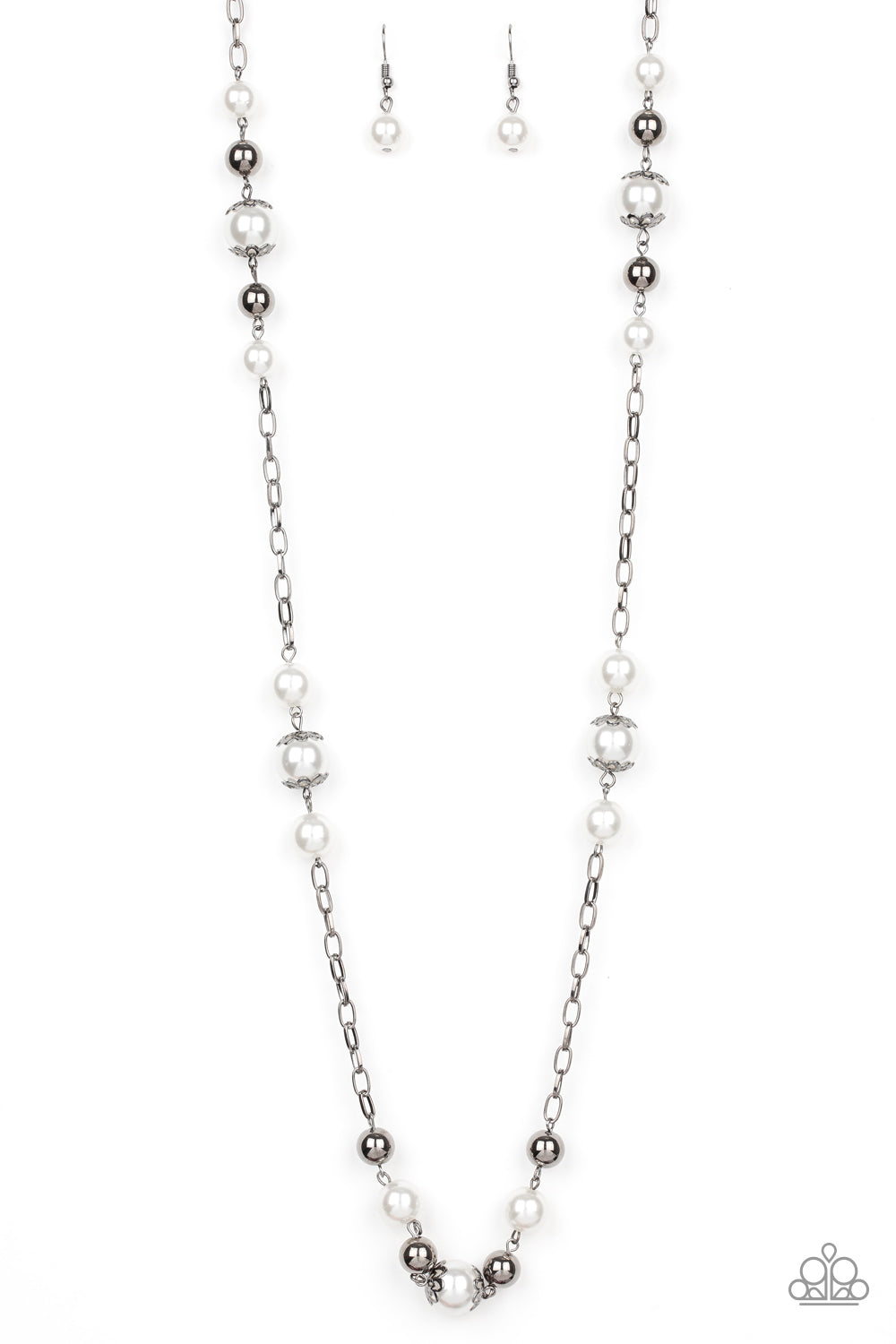 Paparazzi Necklace - Wall Street Waltz - Black (PZ-500)